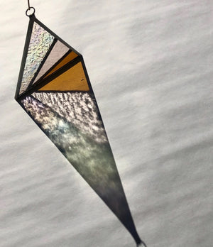 
                
                    Load image into Gallery viewer, Rays Triangle Suncatcher Iridescent
                
            