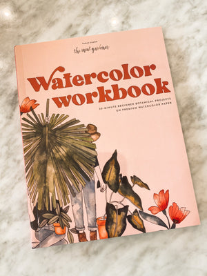 
                
                    Load image into Gallery viewer, Watercolor Workbook: 30 Minute Beginner Botanical Projects
                
            