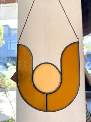 Lotus Stained Glass in Honey