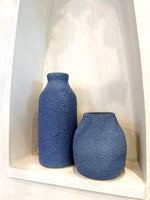 Denim Crater Vase