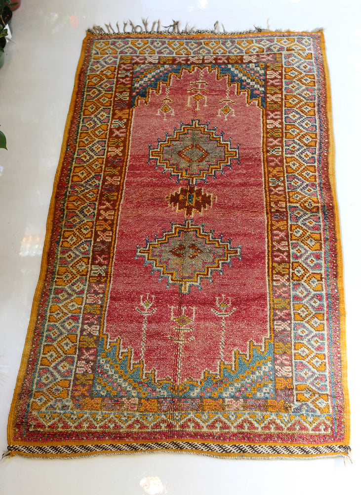 Vintage Taznakht Moroccan Rug, No. 2060