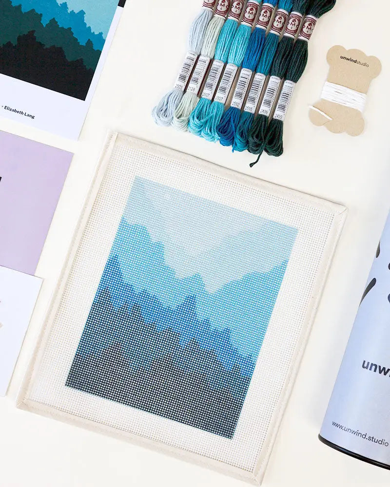 Misty Mountain Needlepoint Kit