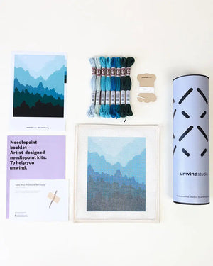 Misty Mountain Needlepoint Kit