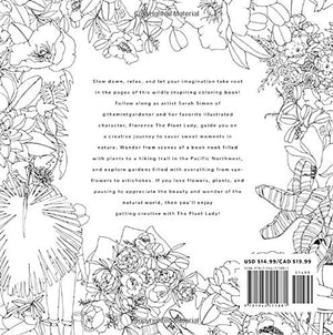 The Plant Lady: A Floral Coloring Book with Succulents and Flowers